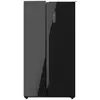 Cecotec Bolero CoolMarket SBS 550 Réfrigérateur américain en verre côte à côte No Frost E Noir