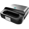 Cecotec 04309 gaufrier et appareil à croque-monsieur 1000 w noir, acier satin