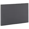 VS VENTA-STOCK Tête de lit Aura recouverte de tissu Gris Foncé 90x60 cm