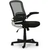 VS VENTA-STOCK Fauteuil de Bureau à Hauteur réglable et inclinable Cosmos avec Dossier Maille, Couleur Noire