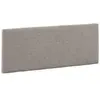 MARCKONFORT Tête De Lit Malta 140x60 Cm Couleur Gris. Rembourrée De Mousse
