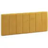 marcKonfort Tête de lit tapissée Creta 150x60cm moutarde
