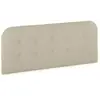 MARCKONFORT Tête De Lit Tapissée Saona 150x60 Cm Couleur Beige, 8 Cm D'épaisseur