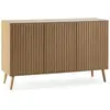 HOMN Buffet 3 portes en chêne, largeur 120 cm