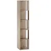 Vs Venta-Stock Etagère d'angle Fiyi 5 trous couleur chêne