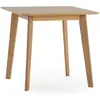 HOMN Table à manger 80x80 cm Couleur Chêne