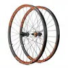 Paire de roues progress gp30 29   orange   boost 15x110 12x148 mm   6 trous