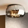 Schuller Valencia Plafonnier LED Argos avec cristaux, Ø 40 cm