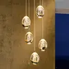 Schuller Valencia Suspension LED Rocio, 5 lampes, ronde, métal, verre,...