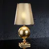 Schuller Valencia Lampe à poser dorée Terra, hauteur 60 cm