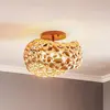 Schuller Valencia Plafonnier LED Narisa, Ø 46 cm, doré rosé