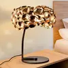 Schuller Valencia Lampe à poser Narisa dorée rosée/brune