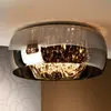 Schuller Valencia Plafonnier Argos avec cristaux, Ø 50 cm