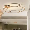 Schuller Valencia Plafonnier LED Colette, à 6 lampes, or rose