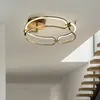 Schuller Valencia Plafonnier LED Colette à 3 lampes, or rose