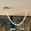 Schuller Valencia Suspension LED Zaria, 21 amp., doré, transparent, mé...