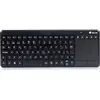 NGS Clavier multimédia - TV Warrior - AZERTY - Sans fil 2.4 GHz - Pavé tactile - Ultrafin