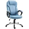 Fauteuil de bureau Vinsetto bleu clair