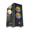 Nfortec Caelum RGB Torre ATX Con Frontal Mallado Cristal Templado USB C Negra