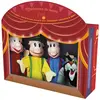 Tachan De 4 Marionnettes 3 Petits Cochons Set