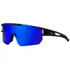 Lunettes Bloovs Zoncolan Matte Black Drop avec lentille Blue Mirror