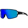 Lunettes Bloovs Kona Black Drop Color avec lentille Dark Blue Mirror