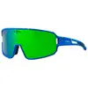 Lunettes Bloovs Kona Dark Blue Drop avec lentille Green Mirror