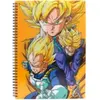 Cahier - SD TOYS - DRAGON BALL - Petits carreaux - 5x5 - Effet 3D Saiyans