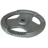 Disque de musculation en fer avec grip Softee - gris - 15 kg