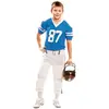 Mom Déguisement joueur de football américain - Garçon - Bleu - 5 ans et plus - Polyester