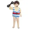Mom Déguisement Homme Musclé de Cirque pour bébé - ZZCostumes - Bleu - Multicolore - Intérieur - 24 mois - 2 ans
