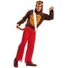 Mom Déguisement Loup avec Bretelles - Adulte - Gris - Intérieur - Carnaval