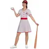 Mom Costume pour les adultes mon autre moi de baseball vintage rouge 