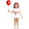 Mom déguisement clown effrayant bébé - 12/18 mois - blanc - unimasa 208193