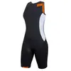Combinaison triathlon femme Spiuk Sprint - noir/orange hv - XS