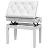 HOMCOM Banco pour Piano avec Ajustable en Hauteur de 48 à 58 cm Espace...