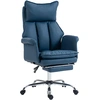 HOMCOM Fauteuil de Bureau avec Repose-pieds Dossier Inclinable Haut Re...