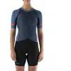Maillot Etxeondo Mendia manches courtes bleu femme - M