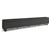 SKRAUT HOME Meuble TV, Banc Télé, 320x35x57 cm, TV grand format, Design industriel, Noir, RF3625