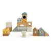 Walking Mum Blocs de construction en bois Poppy