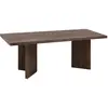 Decowood Table basse en bois de sapin en marron 120x50cm