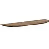 Decowood Étagère arrondie en bois de sapin flottant vieilli 160x3,2cm