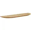 Decowood Étagère arrondie en bois de sapin flottant marron 180x3,2cm
