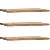 Decowood Ensemble 3 étagères flottantes en bois de sapin vieilli 200x3,2cm
