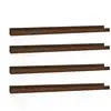 Decowood Pack 4 étagères flottantes en bois de pin marron 50x7cm