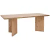 Decowood Table de salle à manger en bois de sapin vieilli 160x75cm