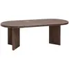 Decowood Table à manger en bois de sapin marron 180x75cm