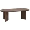 Decowood Table basse en bois de sapin marron 120x40cm