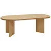 Decowood Table basse en bois de sapin marron 120x40cm