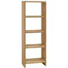 Decowood Étagère en bois de sapin marron clair de 80x60cm